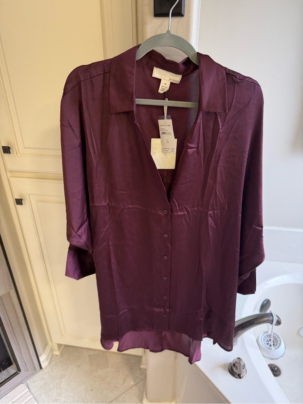 NWT! Silk tunic top